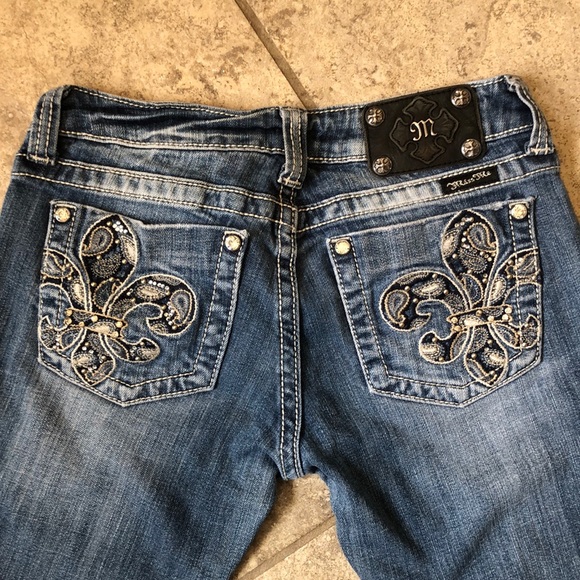 Miss Me Boot Cut Jeans - Picture 1 of 7